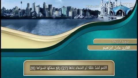 قراءة هادئة لما تيسر من سورة النازعات ❤️