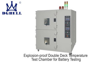 Explosion-proof Double-Deck Temperature Test Chamber for Battery Testing