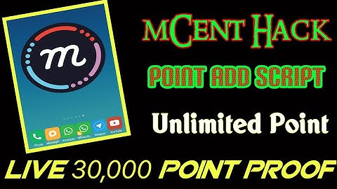 mCent Browser App Online Script || Unlimited Point Add Online Script || Live Proof ||