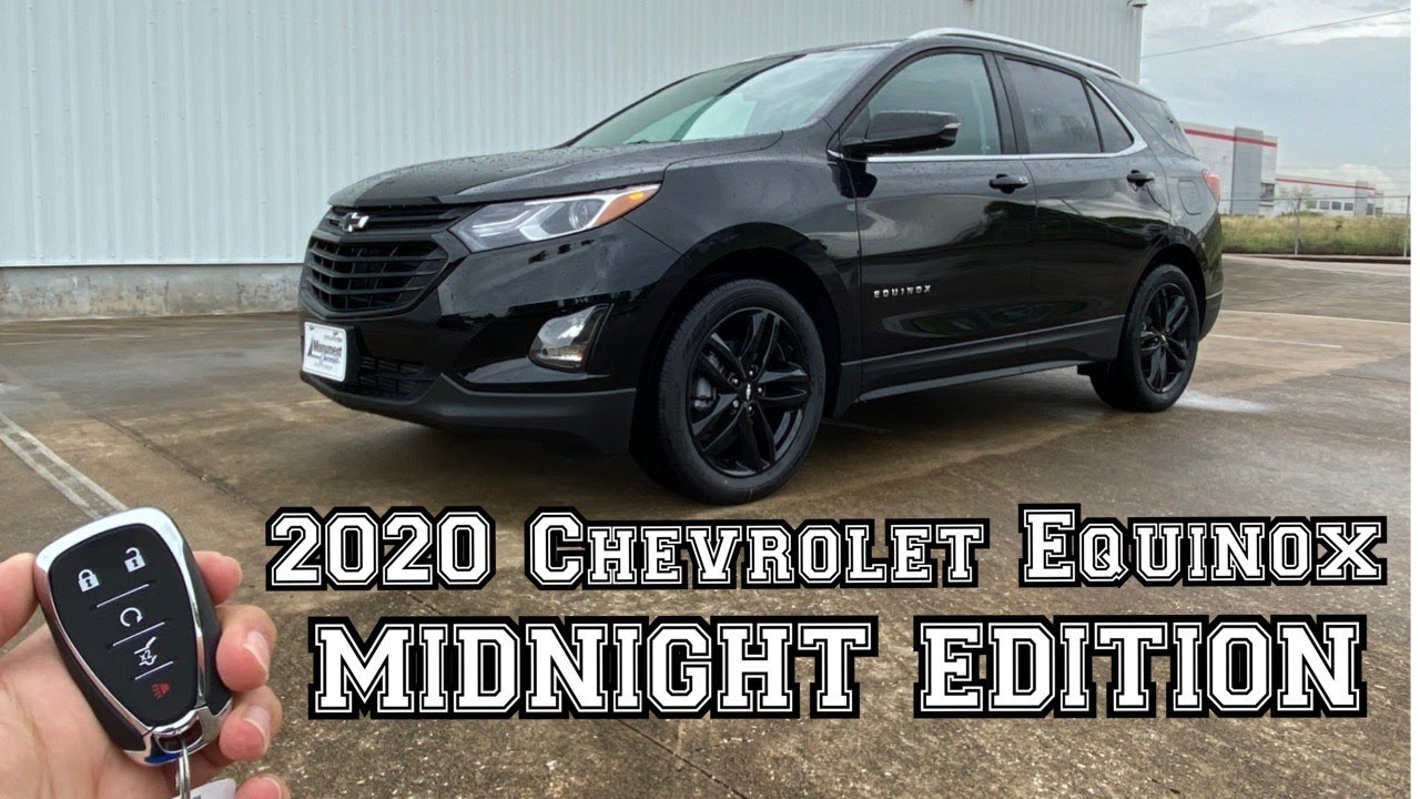 2020 Chevrolet Equinox Midnight Edition: Start up & Review - YouTube