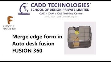 Merge edge form in Auto desk fusion FUSION 360