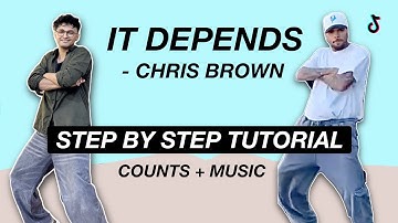 Chris Brown - It Depends Dance *STEP BY STEP TUTORIAL* (Beginner Friendly)