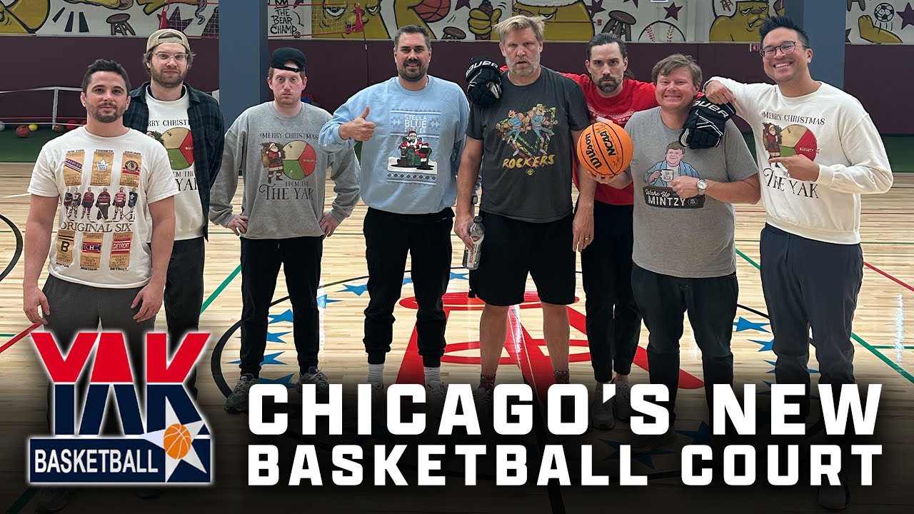 The First Yak Basketball Game from Barstool's Chicago HQ YouTube