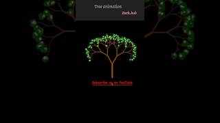 Python Turtle Tree Animation  Dense Leaves & Beautiful Flowers 🌸 |Coding Art#Python #Pythonanimation