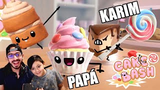 Nueva Lucha de Comida Loca | Batalla de Pasteles Cake Bash | Juegos Karim Juega screenshot 4