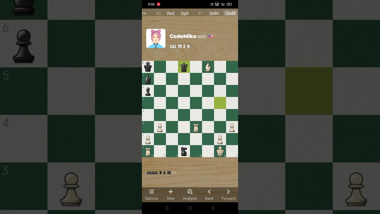 Beating code miko for the second time in chess.com