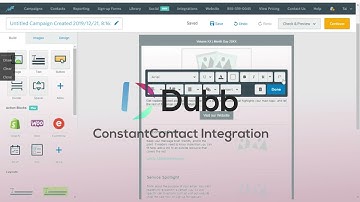How to Integrate Dubb with ConstantContact  (@DubbSupport )