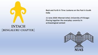 NIAS-INTACH Series: Back and Forth in Time: Lectures on the Past in South India screenshot 2