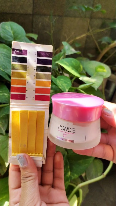 pH Test of Pond's bright beauty cream| Demanding cream pH test 🔥 #shorts #ph #ponds