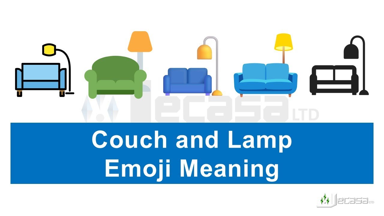 Couch and Lamp Emoji ποΈ Meaning | Learning Emojis - YouTube