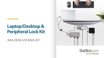 3M4-DESK-LOCKING-KIT - Peripheral Security Kit | StarTech.com