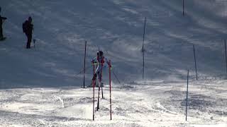 Anne Sophie Lapointe 2e run SL Slalom SMH Morin Heights 1er mars 2020