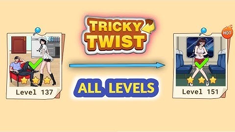 Tricky Twist Puzzle Level 137-151 | No Commentary, No Music | Android Gameplay