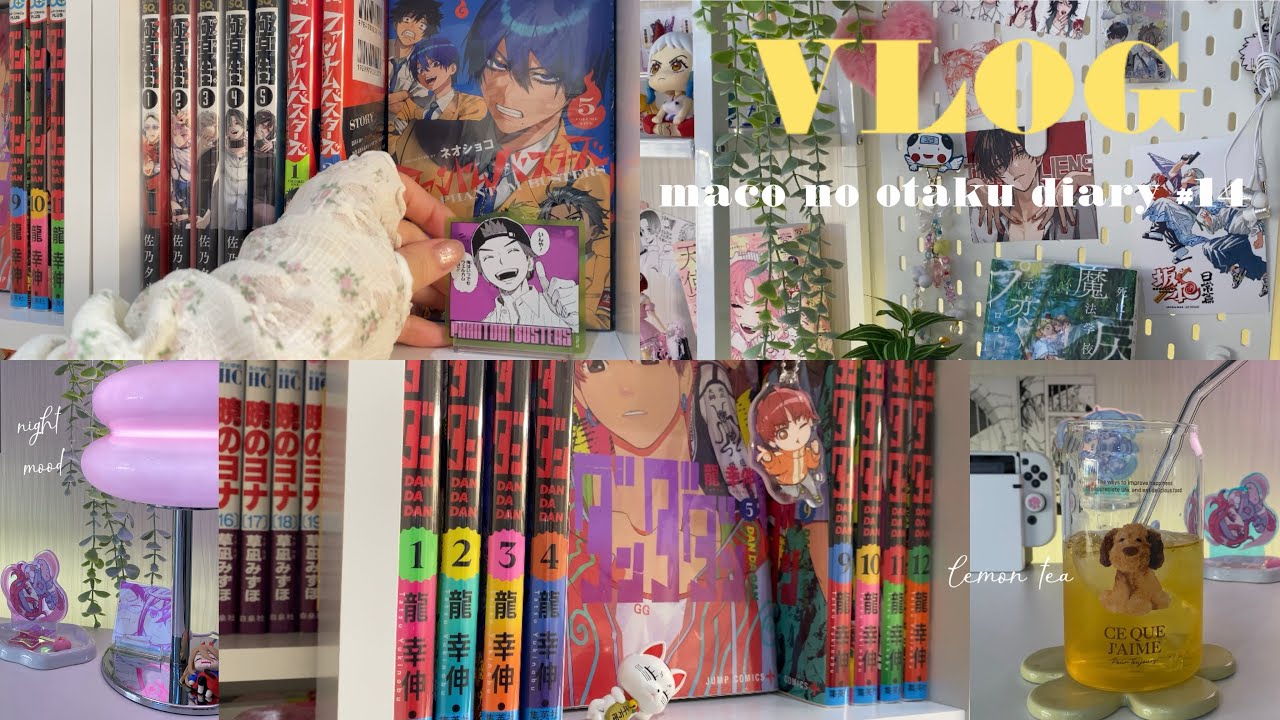 【VLOG】飽き性オタクの本棚模様替え📚🪄｜オススメ漫画紹介🌟｜大好きなゲームができなくなった...🫥🎮｜まったりおうち時間🏠｜manga,anime,room