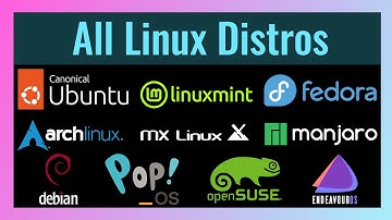 All Linux Distro Names and Logos in One Video: A Visual Journey Through Open-Source!