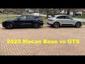 2020 Macan Base vs GTS