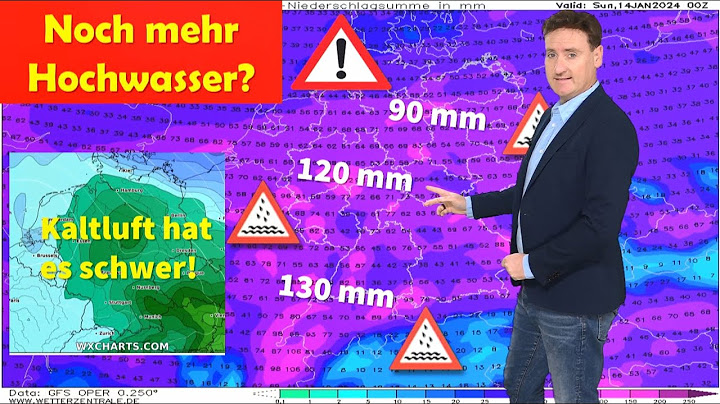 Unwetter: Lila Flutwarnung für den Norden! Die Hochwasserlage spitzt sich stark zu! Starker Regen!