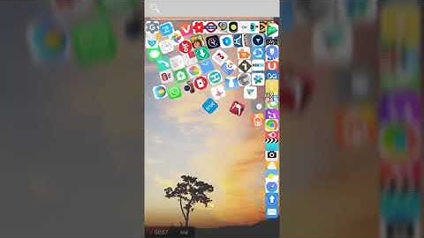 Make your phone apps fall by gravity
