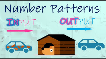 Number Patterns.  Find the rule.  Also looking at Input Output tables