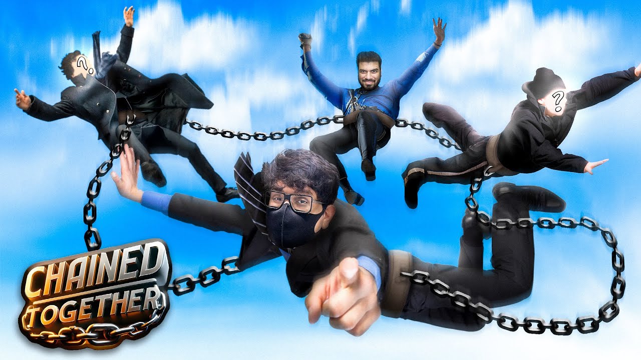 THIS GAME IS TOO FUNNY!!!😂🤣 || CHAINED TOGETHER