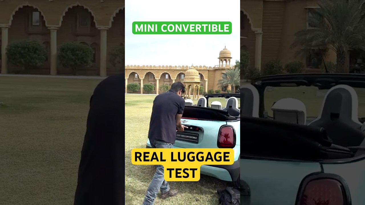 Mini Convertible Boot Space Test: What Fits in 250L?