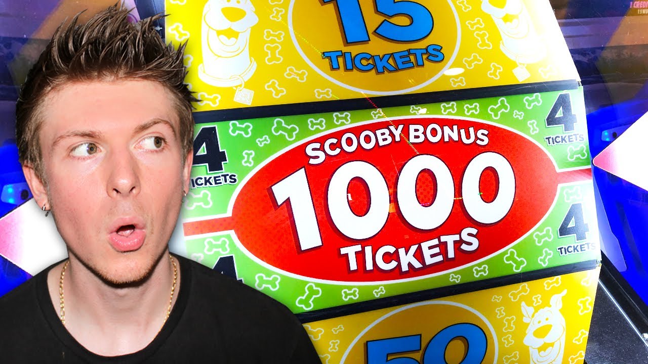 SCOOBY DOO ARCADE GAME - 20 SPIN CHALLENGE! (BONUS JACKPOT)
