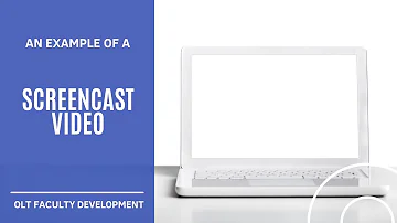 What is a screencast example?