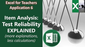 ITEM ANALYSIS: TEST RELIABILITY EXPLAINED | Excel for Teachers | Carlo Excels