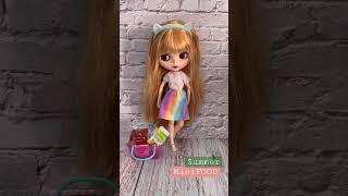 BLYTHE &amp; MINI FOOD #shorts