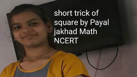 Short tricks of square by Payal jakar on class with Payal