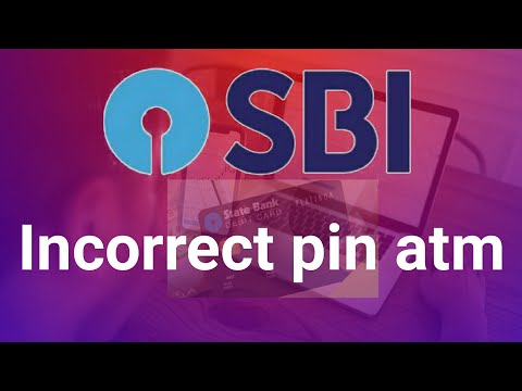 incorrect pin atm || incorrect pin atm sbi || wrong pin atm card blocked || invalid pin atm