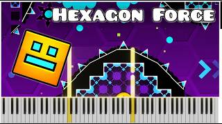 Download lagu 🎹Hexagon Force | Geometry Dash Piano Cover