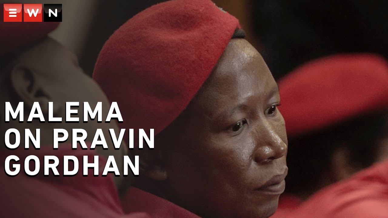 The downfall of Ramaphosa is Pravin Gordhan:  Malema