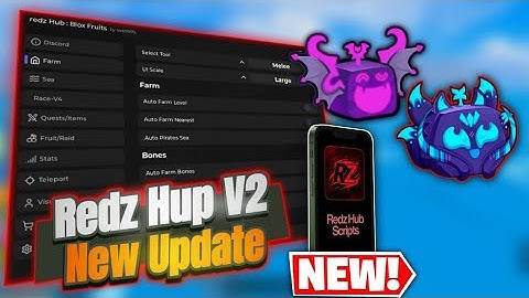 🔥 NEW Update! Redz Hub Script is BACK — KEYLESS | Auto Raid, Fishing & Race V4 💥