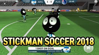 모바일 축구 게임 스틱맨 싸커 아르헨티나 8골 대승 Stickman Soccer 2018 - 8 GOAL ! screenshot 5