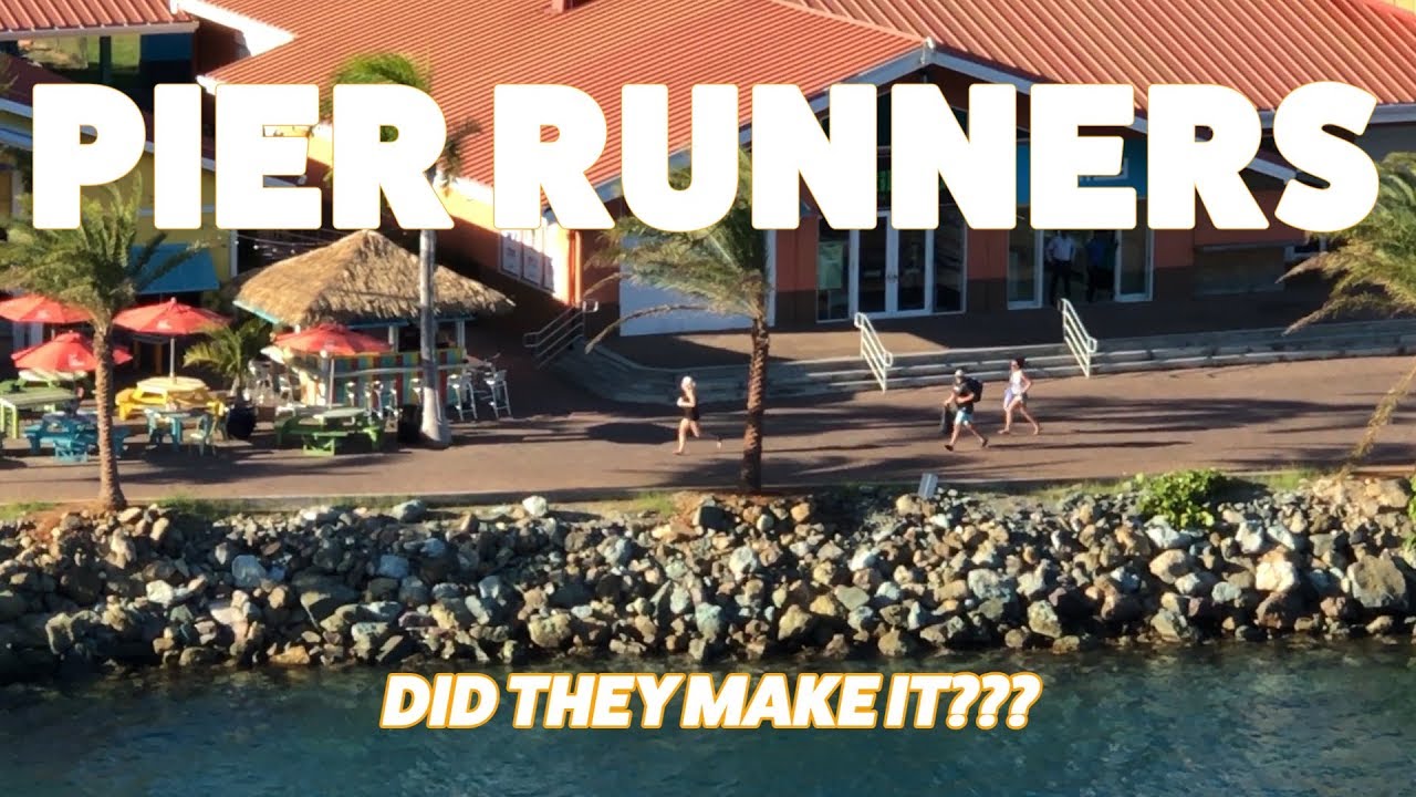 Desperate Pier runners attempt to make the ship!!! Freedom of the Seas pier runners 2019! YouTube