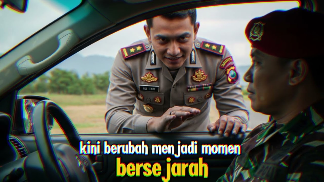 TENTARA KOPASUS HANTAM MULUT OKNUM POLISI KARENA MEMINTA UANG DAMAI 200 RIBU SAAT RAZIA ILEGAL