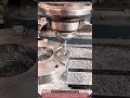 CNC Milling Machine Cutting Steel 500 kg During Precision Metal Work