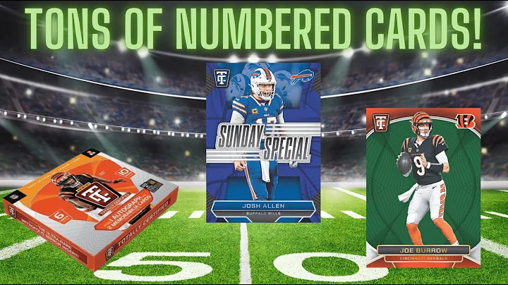 14 Numbered Cards Per Box! 2024 Panini Totally Certified Football Premium Box Review!