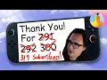 ̶2̶9̶1̶ 2̶9̶2̶ 3̶0̶0̶!̶ 319 Subscriber UPDATE!