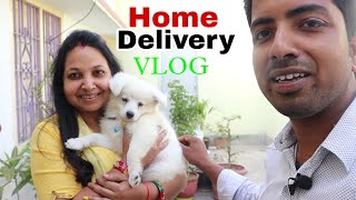 Indian spitz puppy || Pomeranian puppy home delivery vlog 😍😍 Near patna, Bihar Sharif