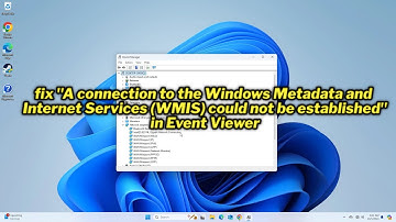 (FIXED) "A connection to the Windows Metadata and Internet Services (WMIS) could not be established"