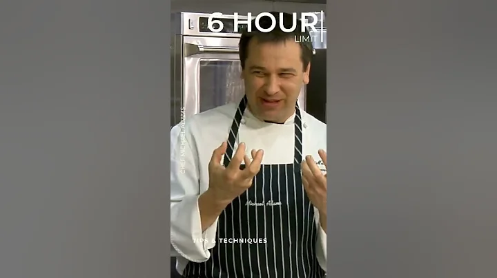 6 Hour Limit | Chef Michael Adams | Tips #shorts