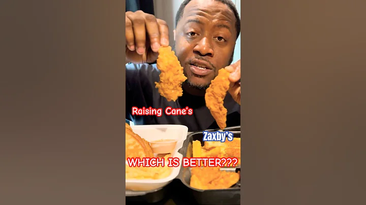 WHICH IS BETTER? Zaxby’s or Raising Cane’s? #foodreview #foodie #food #fyp