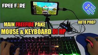 CARA MAIN FREE FIRE PAKE KEYBOARD DAN MOUSE DI HP?? JADI BEGINI CARANYA🤫 screenshot 2