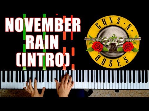 Guns N' Roses - November Rain | Piano Intro