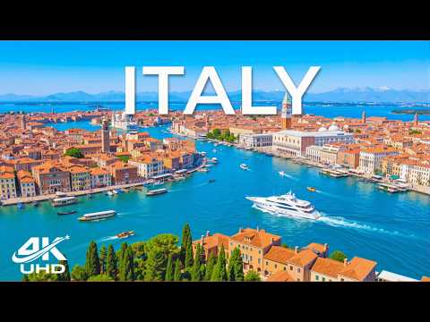 Italy 4K – Venice Aerial Views, Canals & Historic Cityscape
