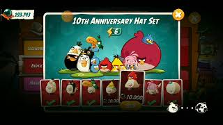 carnival,rock Band,10th anniversary,chocolate, contractor,&Cosmic hat set collection - angry birds 2