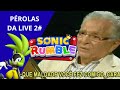 Eu só queria jogar SONIC RUMBLE... mas virei ALVO 😂 | Pérolas da Live 2#