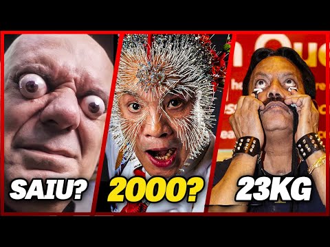 RECORDES DO GUINNESS MAIS BIZARROS E ESTRANHOS!